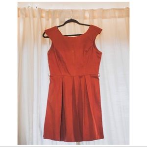 Ixia Burnt Orange Vintage Inspired Dress